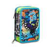 Picture of Seven SJ Gang Flip 3 Zip Full Pencil Case Dino